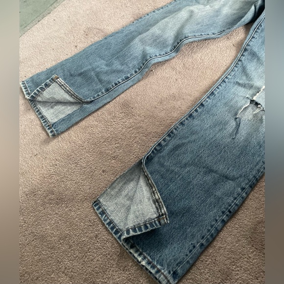 Reworked areopostale split hem jeans! - Picture 2 of 9